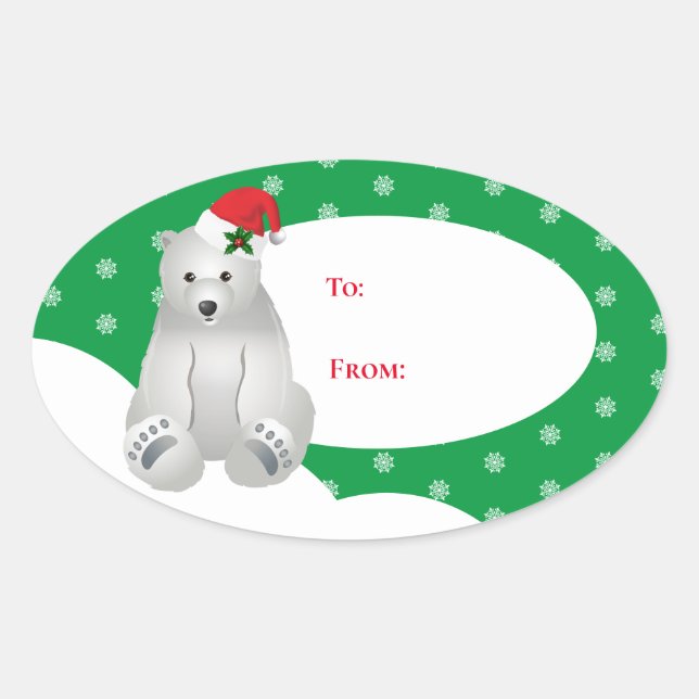 Pegatinas de etiquetas de regalo para navidades (Anverso)