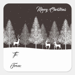 Pegatinas de etiquetas de regalo para navidades