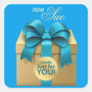 Pegatinas de etiquetas de regalo para Personalizad