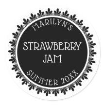 Pegatinas de etiquetas en blanco y negro