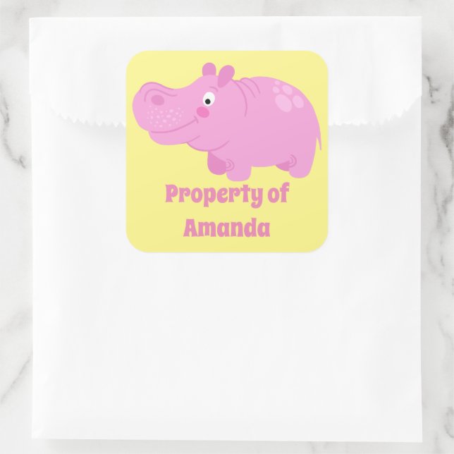 Pegatinas de etiquetas grandes para Chica (Bolso)