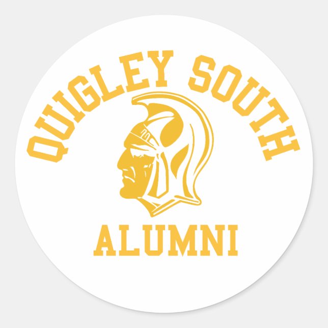 PEGATINAS DE EX ALUMNOS DE QUIGLEY SOUTH SPARTANS  (Anverso)