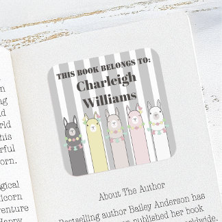 Pegatinas de ex libris personalizadas para niños d