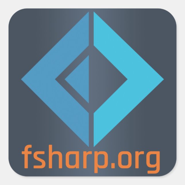 Pegatinas de F# Software Foundation (Anverso)