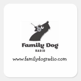 Pegatinas de Familydogradio Square