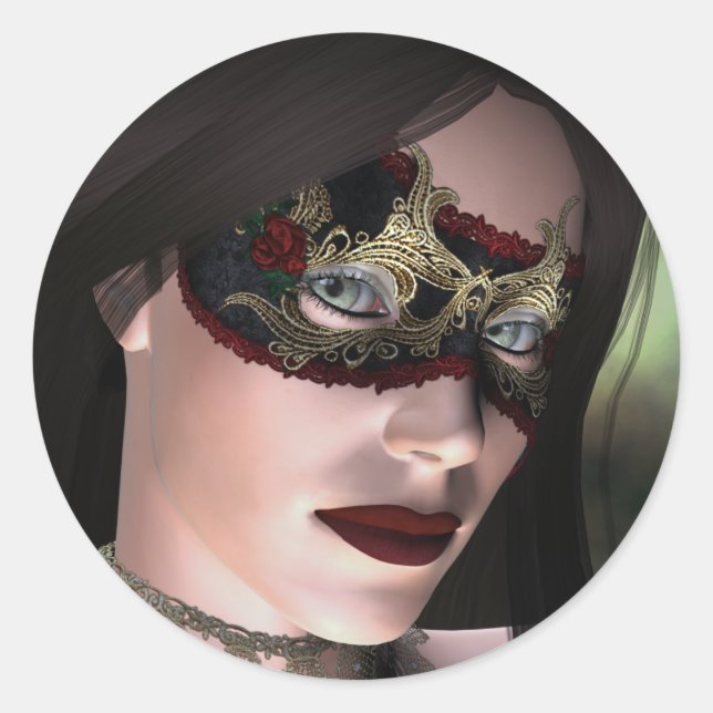 Pegatinas de fantasías de la mascarada KRW (Anverso)