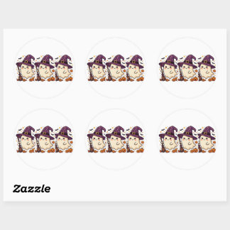 Pegatinas de Fantasmas de Halloween Adorables