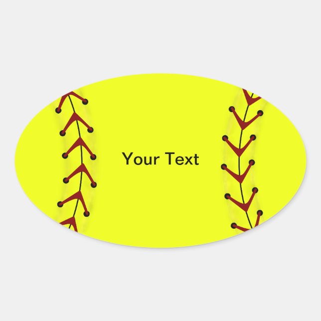 Pegatinas de Fastpitch Softball (Anverso)