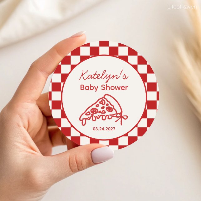 Pegatinas de Favor de Fiesta de Pizzas para Baby S (Subido por el creador)