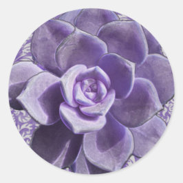 Pegatinas de Favor de Regalo de Lilac Vintage