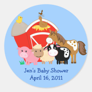 Pegatinas de Favor para Cumpleaños o Baby Shower d