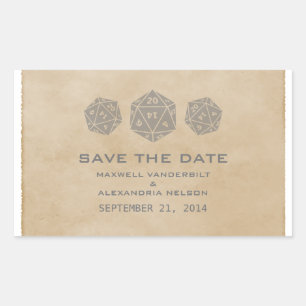 Pegatinas de fecha de salvado para jugadores de da