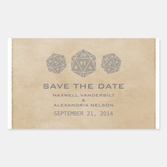 Pegatinas de fecha de salvado para jugadores de da (Anverso)