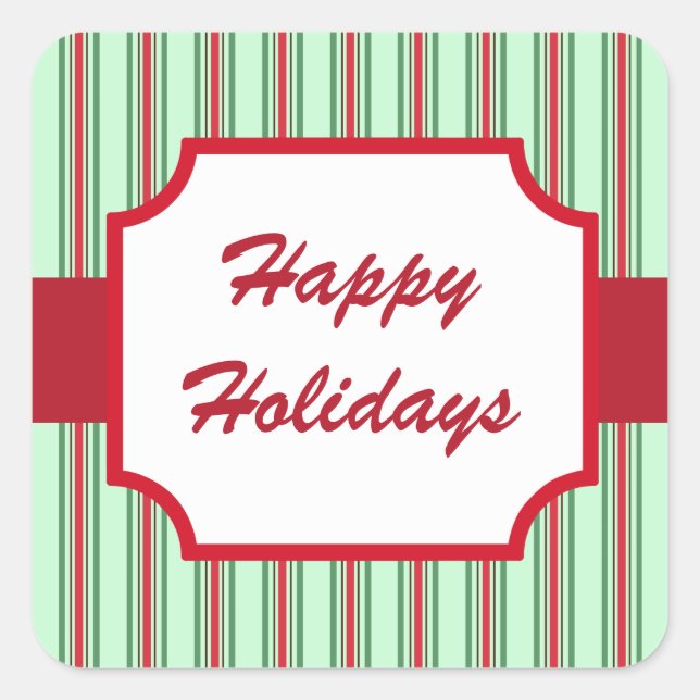 Pegatinas de Felices Fiestas (Anverso)