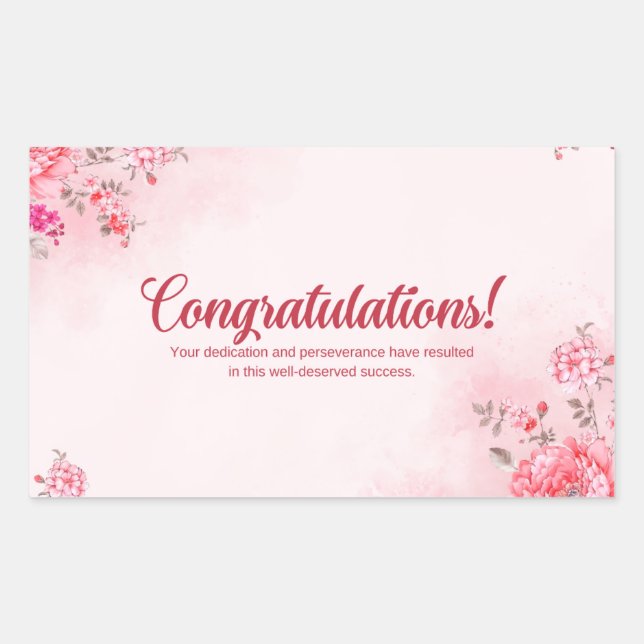 Pegatinas de felicitaciones (Anverso)