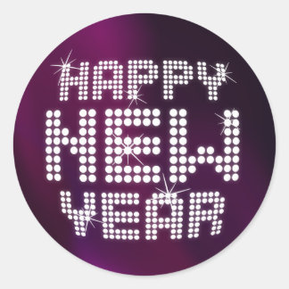 Pegatinas de Feliz Año Nuevo