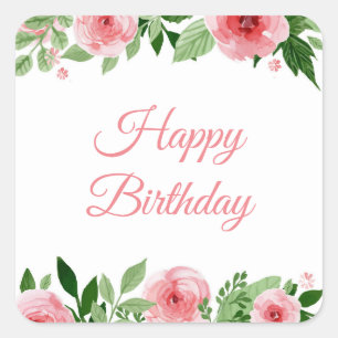 Pegatinas de Feliz Cumpleaños