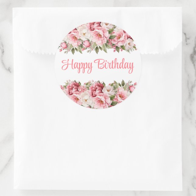 Pegatinas de Feliz Cumpleaños (Bolso)