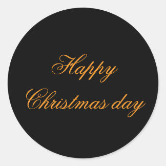 Pegatinas de feliz día de Navidad