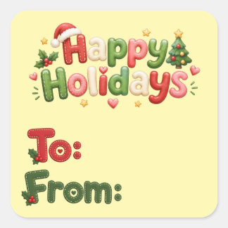 Pegatinas de Feliz Navidad 