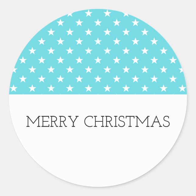 Pegatinas de feriado de las estrellas Aqua (Anverso)