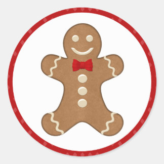 Pegatinas de festividades de galletas de pan de je