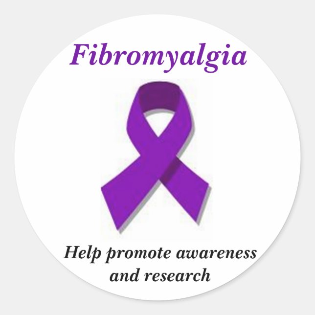 Pegatinas de Fibromialgia (Anverso)