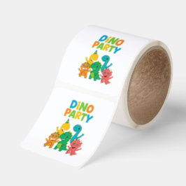 Pegatinas de fiesta de dinosaurios – Pegatinas de 