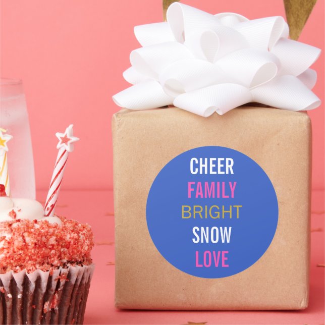 Pegatinas de fiesta de Hanukkah Winter Wishes (Fiesta)