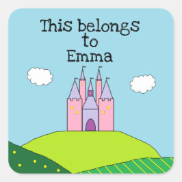 Pegatinas de "Fiesta de Princesa"