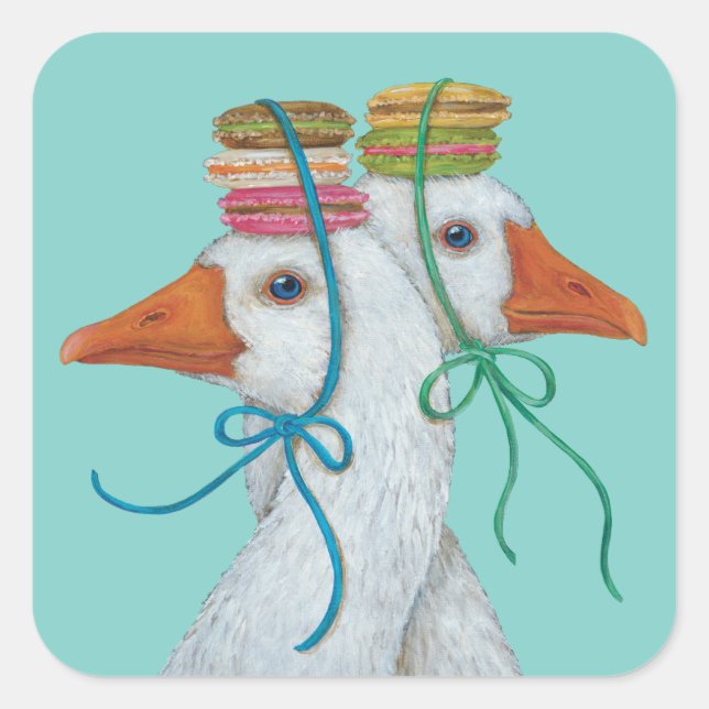 pegatinas de fiesta Geese (Anverso)