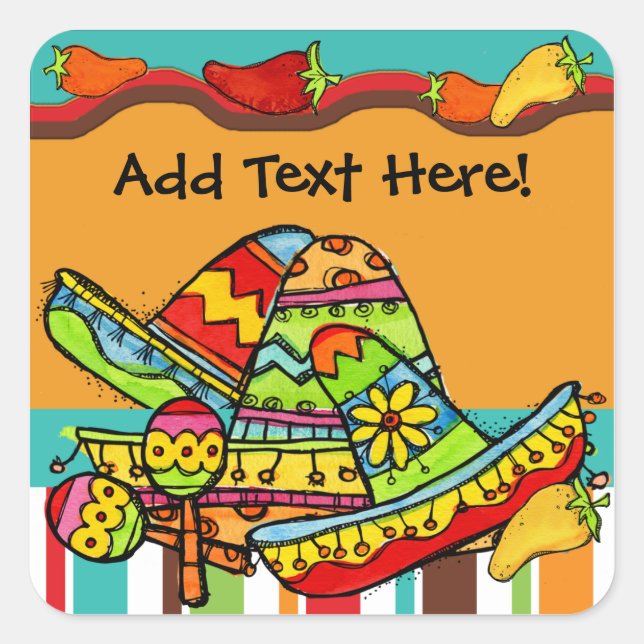 Pegatinas de Fiesta Personalizado (Anverso)