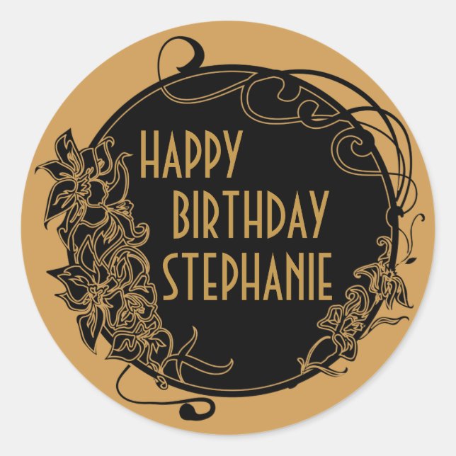 pegatinas de Fiestas de época de los años 20 (Anverso)