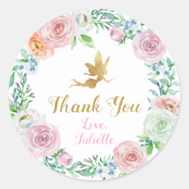 Pegatinas de Fiestas de hadas, favor de Pegatinas