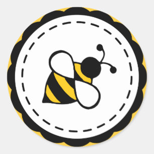 Pegatinas de Fiestas de negocios de Honey Bee Scho