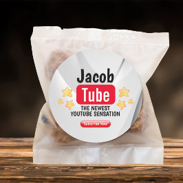 Pegatinas de Fiestas de You Tube de cumpleaños