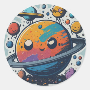 Pegatinas de Fiestas planetarios