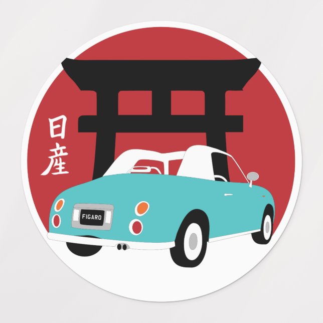 Pegatinas de Figaro (Diseño 3)