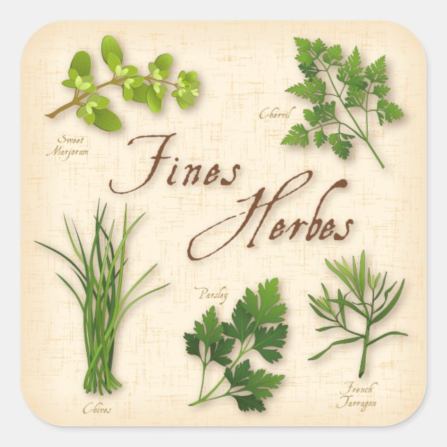 Pegatinas de Fines Herbes (Anverso)