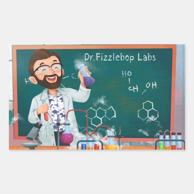 Pegatinas de Fizzlebop Labs (Anverso)