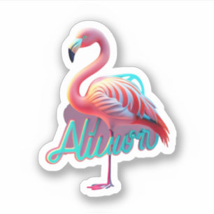 Pegatinas de flamingo en cada ocasión