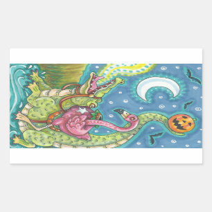 Pegatinas DE FLAMINGO ROSA DE DORMIR DE HOLLOW DE 