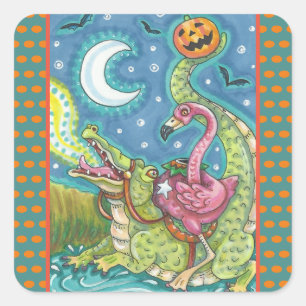 Pegatinas DE FLAMINGO ROSA DE HOLLOW DORMIDO  DE H