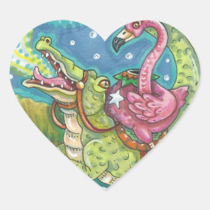 Pegatinas DE FLAMINGO ROSA DE LENGUAJE DURO  DE HO