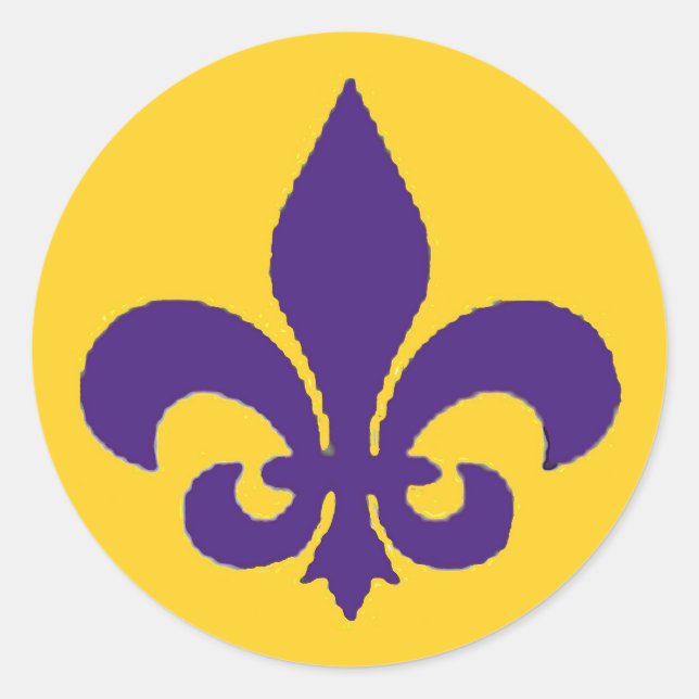 Pegatinas de Fleur de Lis (Anverso)
