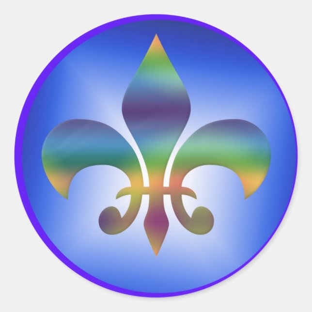 Pegatinas de Fleur de Lys (Anverso)