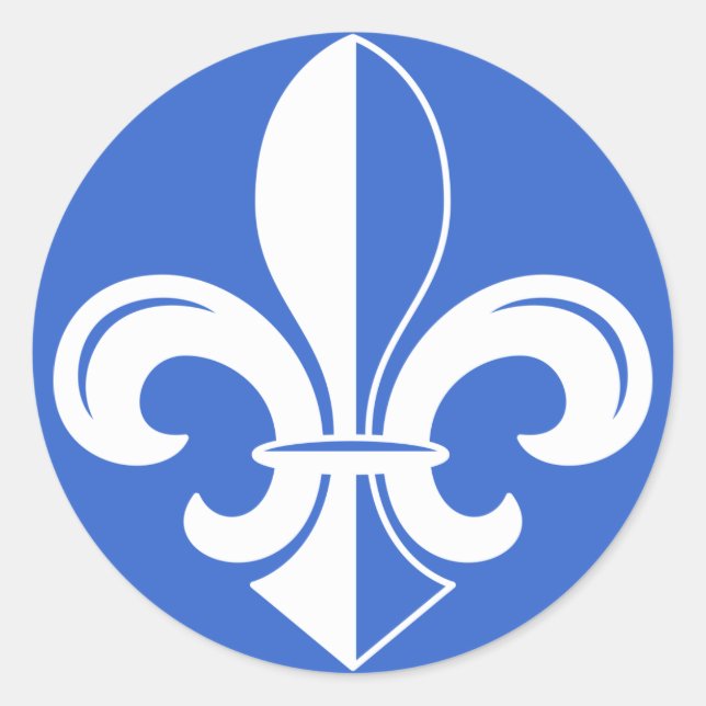 Pegatinas de Fleur de Lys (Anverso)