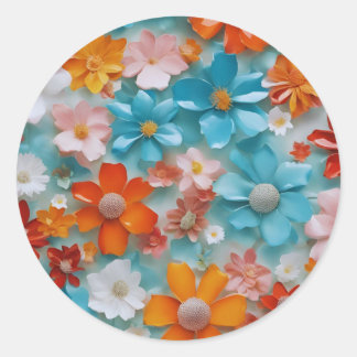 Pegatinas de flores