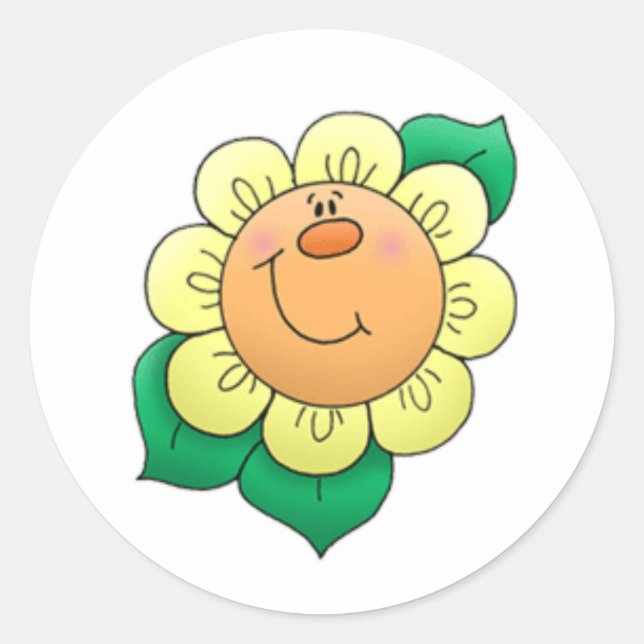 Pegatinas de flores (Anverso)