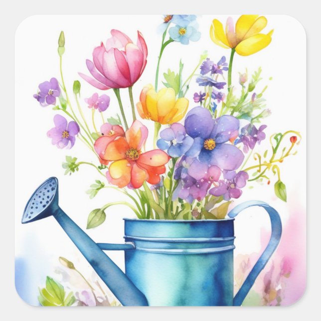 Pegatinas de flores (Anverso)